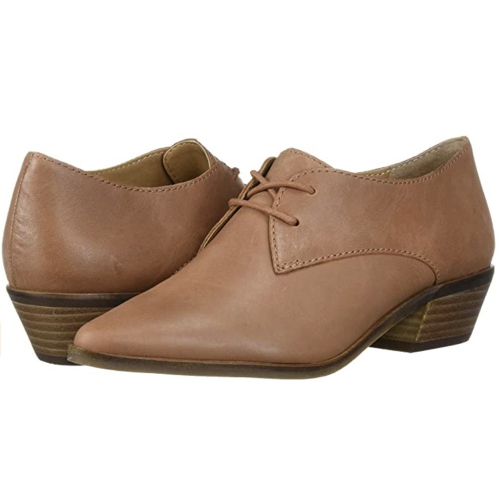 NIB Lucky Brand Erreka Lace Up Leather Oxford Loafer